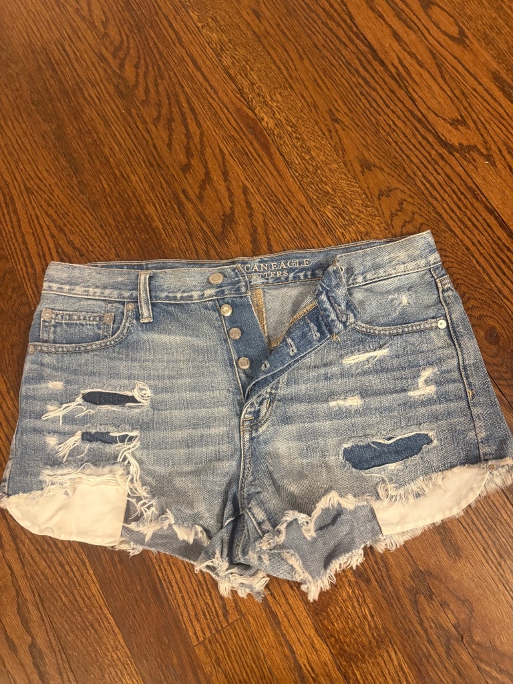 American Eagle-Vintage Hi-Rise Festival Jean Short- 10